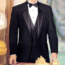 Load image into Gallery viewer, Black Groom Tuxedos for Wedding Smoking Man Suit 3 Piece Mens Suits 2019 Set Jacket Pants Vest Male Costumes