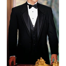 Load image into Gallery viewer, Black Groom Tuxedos for Wedding Smoking Man Suit 3 Piece Mens Suits 2019 Set Jacket Pants Vest Male Costumes