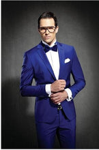 Load image into Gallery viewer, 2017 Latest Coat ivory Double Breasted Wedding Suits for Men Terno Slim Fit mens suit smoking Tuxedo 2 Piece Blazer Masculino