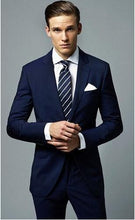 Load image into Gallery viewer, 2017 Latest Coat ivory Double Breasted Wedding Suits for Men Terno Slim Fit mens suit smoking Tuxedo 2 Piece Blazer Masculino