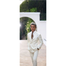 Load image into Gallery viewer, 2017 Latest Coat ivory Double Breasted Wedding Suits for Men Terno Slim Fit mens suit smoking Tuxedo 2 Piece Blazer Masculino
