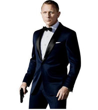 Load image into Gallery viewer, 2017 Latest Coat ivory Double Breasted Wedding Suits for Men Terno Slim Fit mens suit smoking Tuxedo 2 Piece Blazer Masculino
