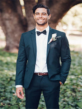 Load image into Gallery viewer, 2018 fashion Slim new army Royal Blue men's wedding suit party dance Smoking Tuxedo Men's casual overalls suit (coat + pants)
