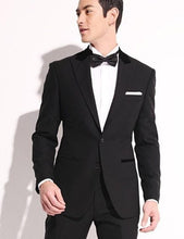 Load image into Gallery viewer, Fashion Dark Grey mens Suit terno masculino 2017 smoking Business Wedding Suits for men Groom kingsman Tuxedo (Jackets+Pants)
