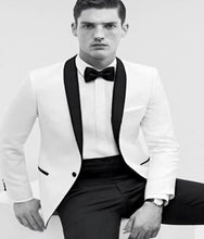 Load image into Gallery viewer, Fashion Dark Grey mens Suit terno masculino 2017 smoking Business Wedding Suits for men Groom kingsman Tuxedo (Jackets+Pants)
